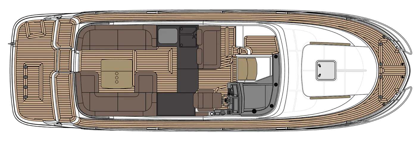 MAREX 360 Cabriolet Cruiser layout drawing 2