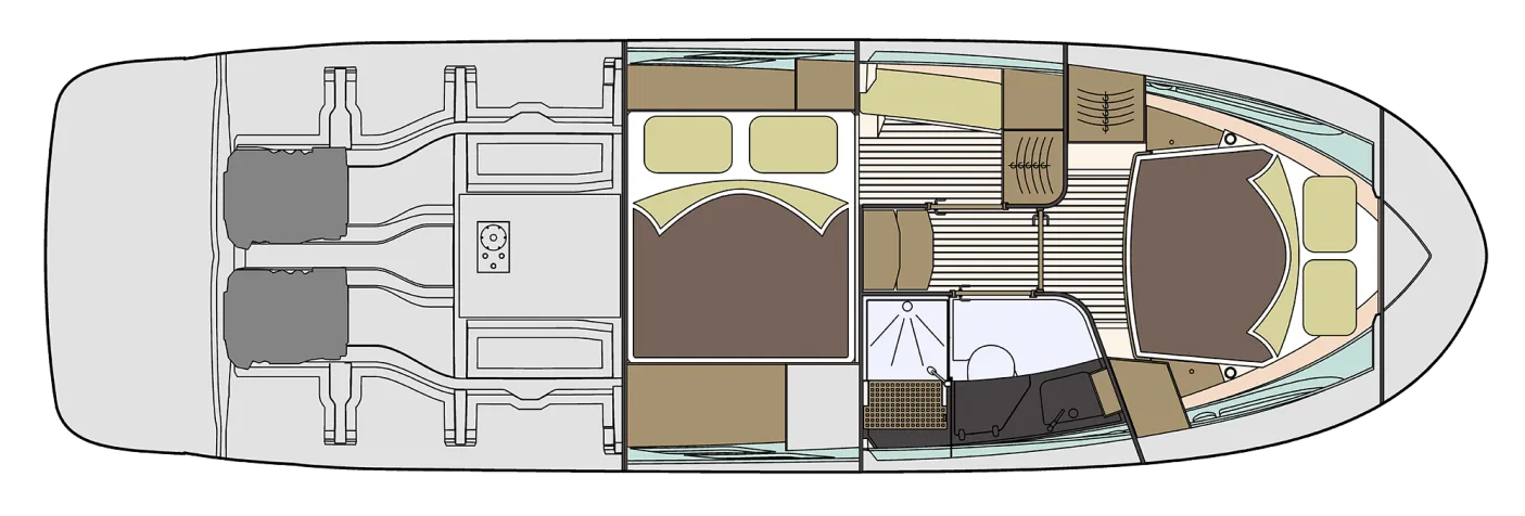 MAREX 360 Cabriolet Cruiser layout drawing 3
