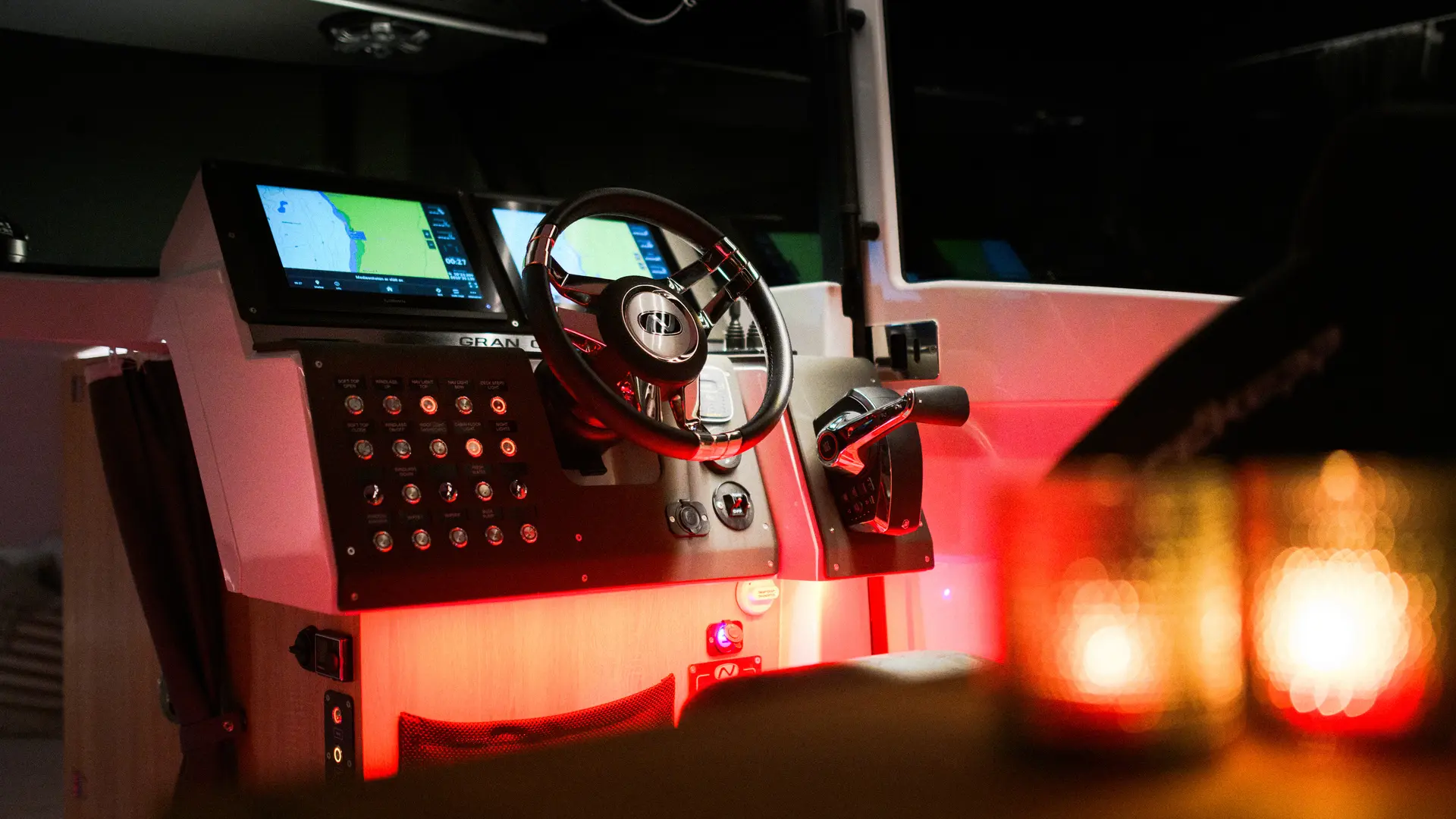 Nordkapp Coupe 905 V12 wheelhouse cabin and interior image 5