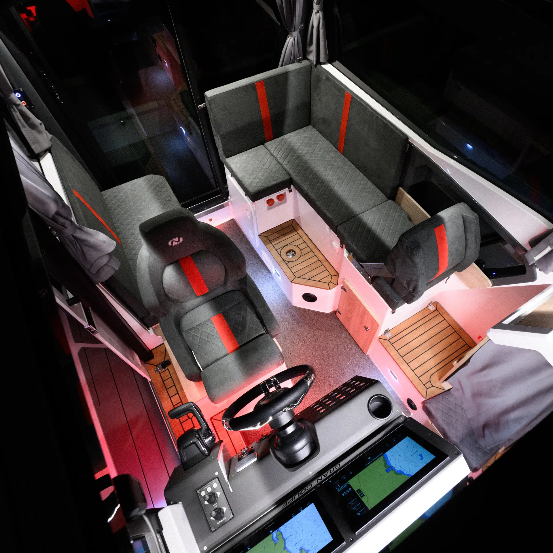 Nordkapp Coupe 905 V12 wheelhouse cabin and interior image 12