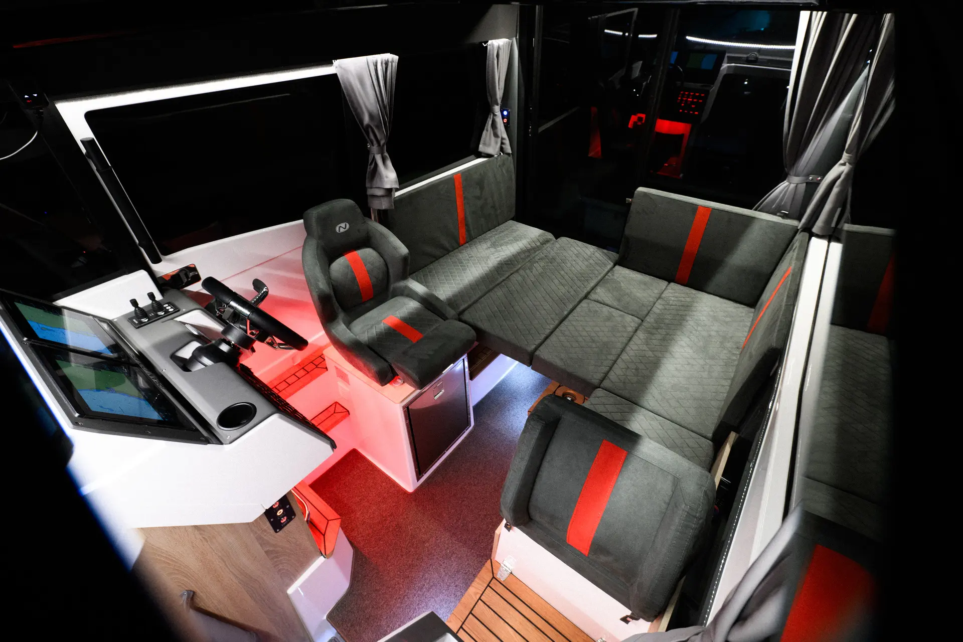 Nordkapp Coupe 905 V12 wheelhouse cabin and interior image 16