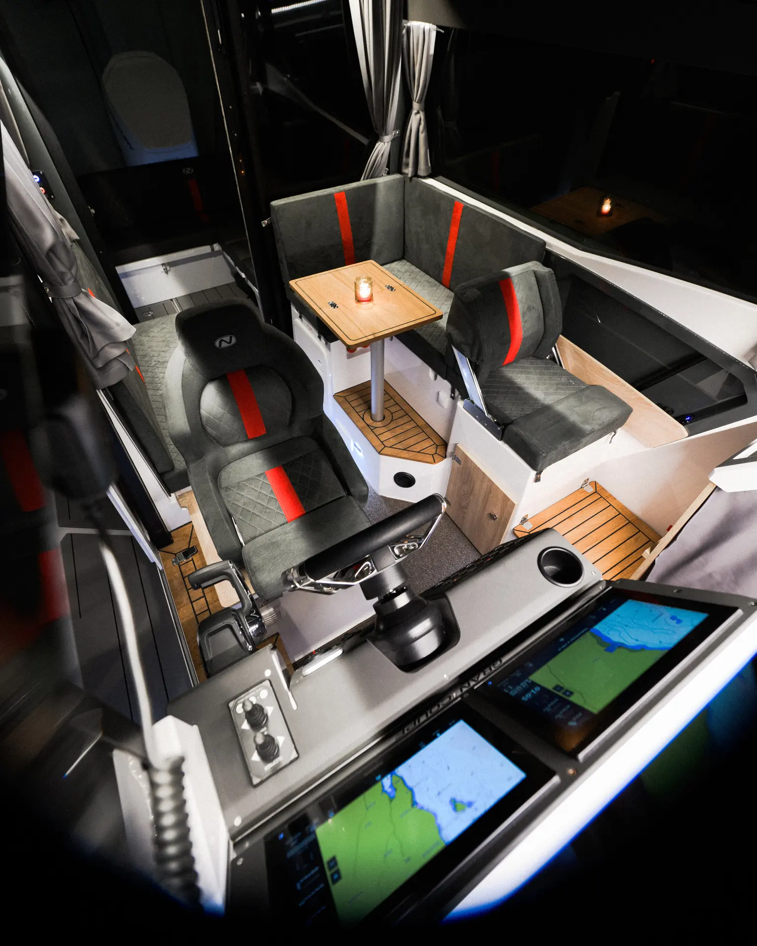Nordkapp Coupe 905 V12 wheelhouse cabin and interior image 21