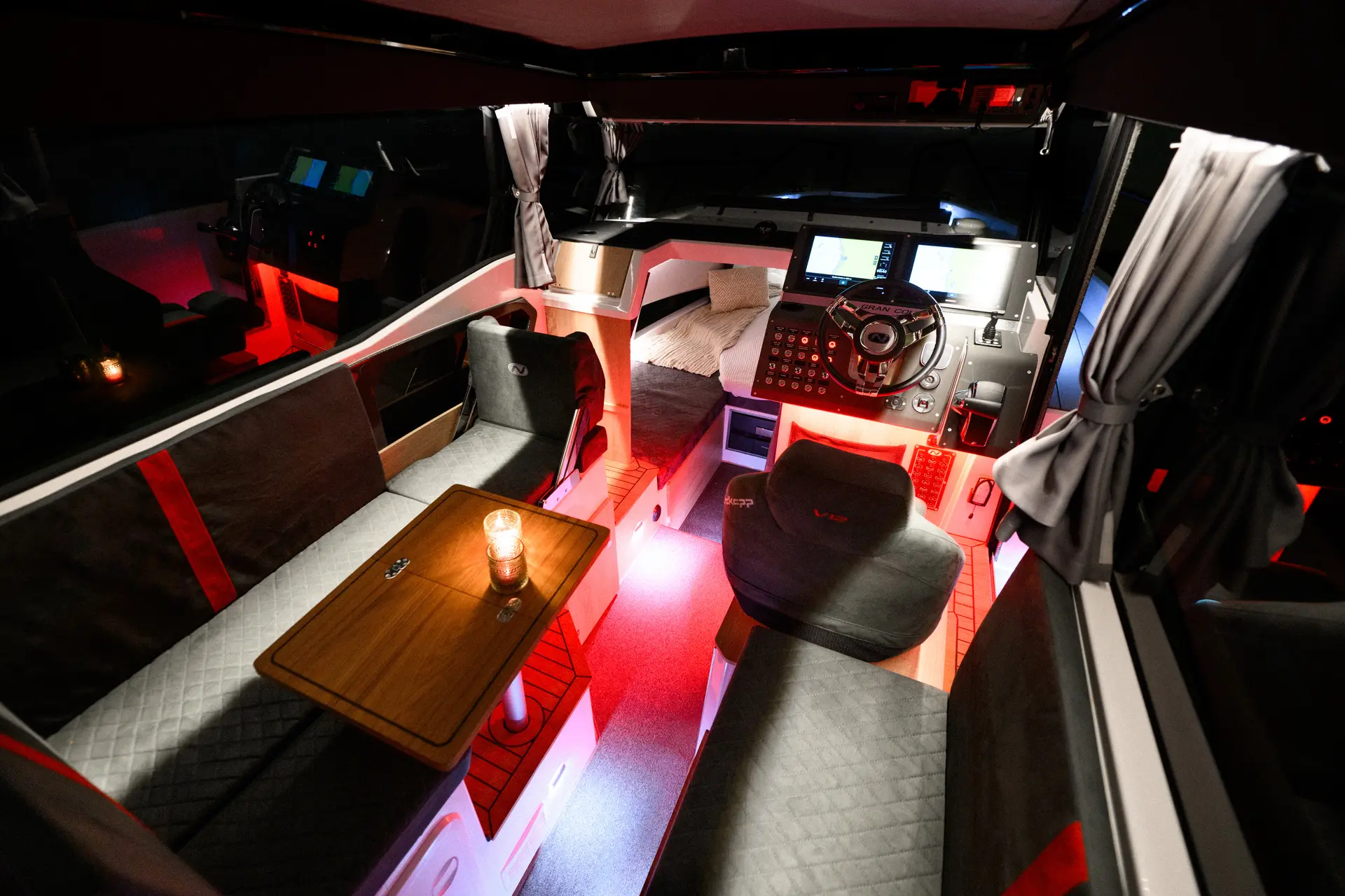 Nordkapp Coupe 905 V12 wheelhouse cabin and interior image 23