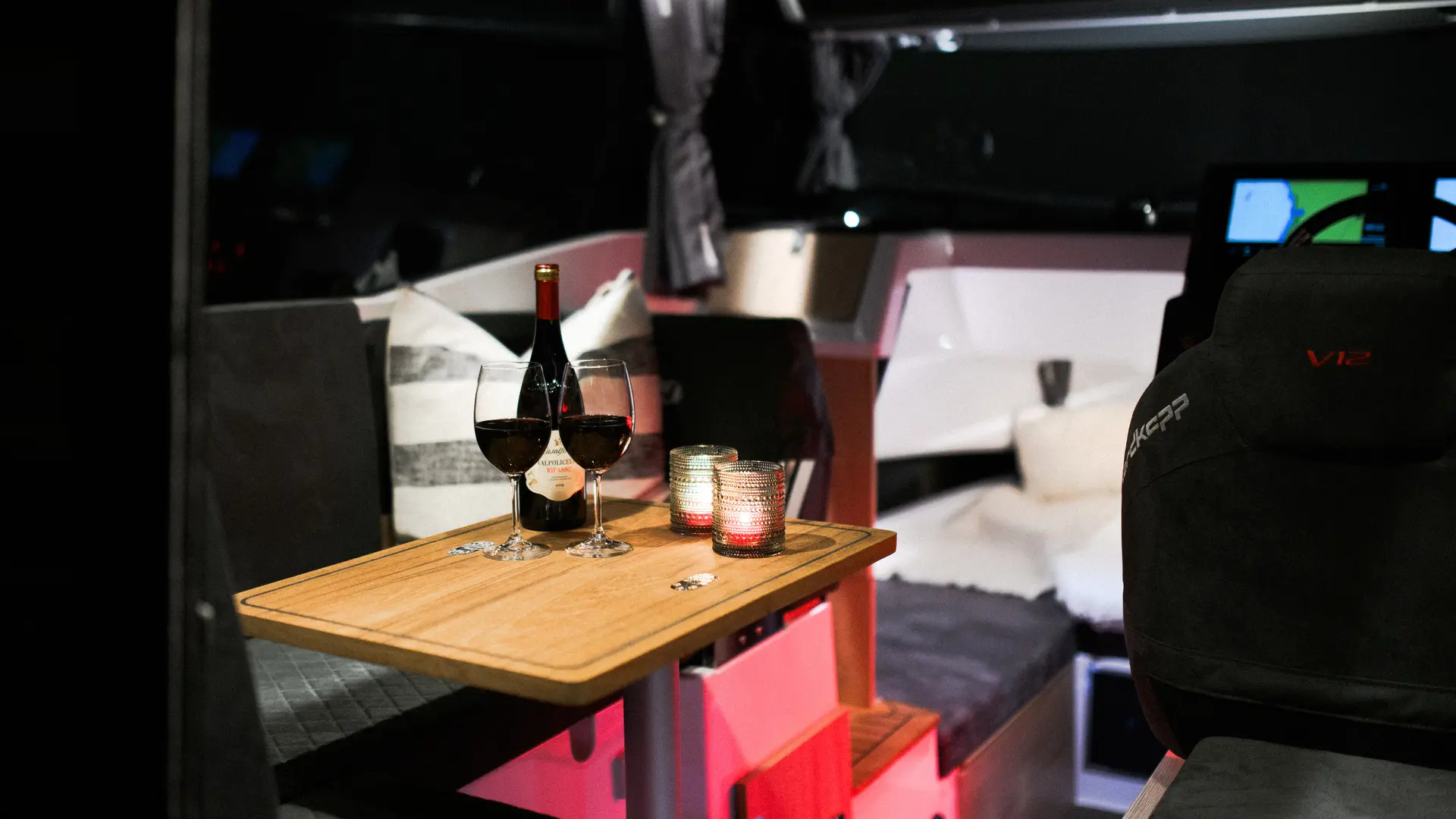 Nordkapp Coupe 905 V12 wheelhouse cabin and interior image 31
